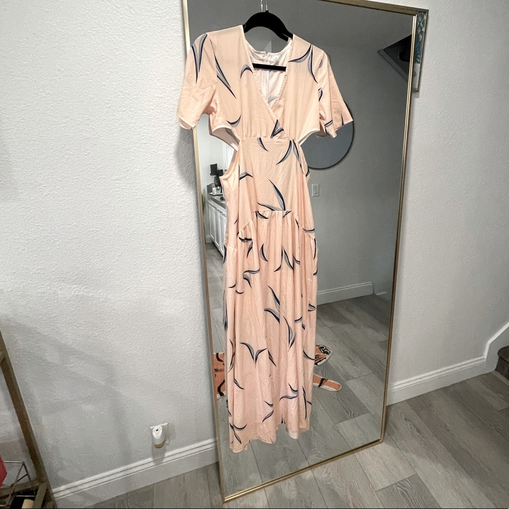 Fun summer cover up, cut-out dress